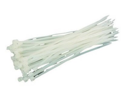 Páska viazacia 400 x 7,6 mm 50 ks 23868 biela