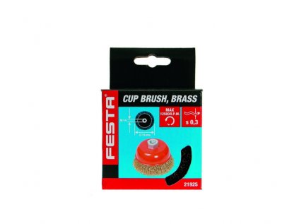 Kefa miskovitá Ø 75 mm mosadzná vlnitá 21925