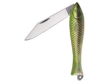 Nožík Rybička zatvárací farba zlatá