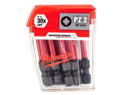 Milwaukee Bit Shockwave PZ2 50 mm 10 ks