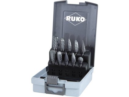 Sada fréz 10-Dielna DIN8033 Ruko