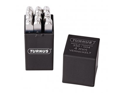 Turnus Sada číselníkov 9 diel SH 3mm poniklované 97220003