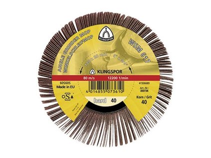 Kotúč lamelový 125x20mm K120 WSM 617