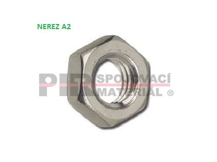 DIN 439 A2 - M24 A2 nerez nízka matica