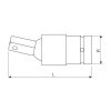 Kardan 3/4" 107 mm priemyselný CrMo E041501