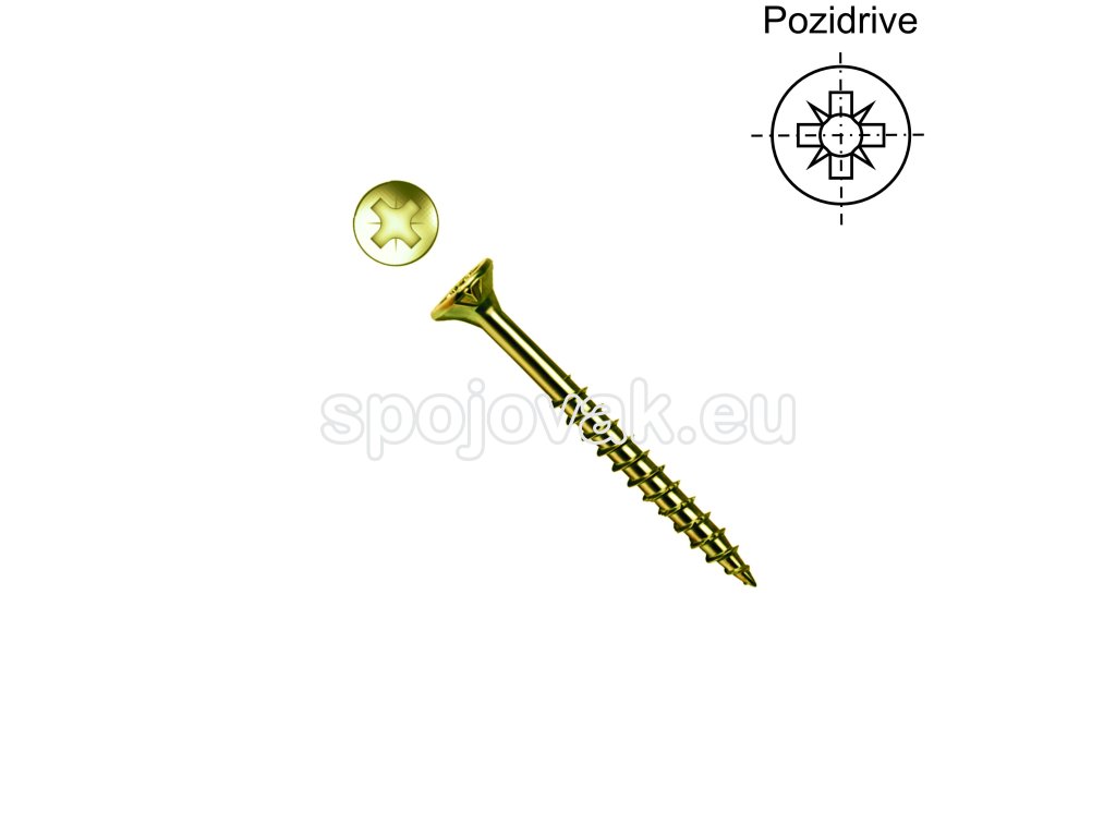 Třískový šroub VELOX SIT, část. závit, ZŽ; 4 x 70/40_1