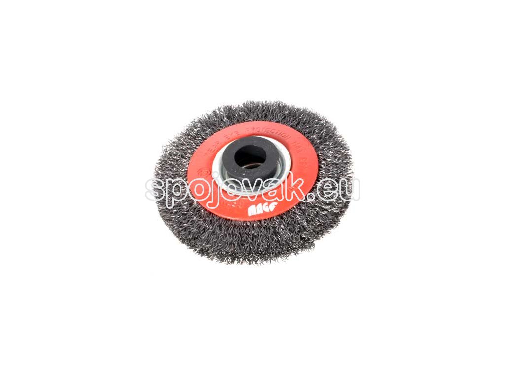 Kartáč okružní z vlnitého drátu; 125, s - 0,3, otvor 20 mm_1