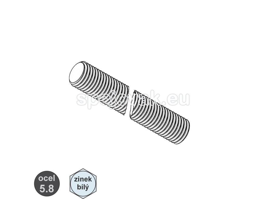 Závitová tyč, ZB; 5.8; M 30 x 1000_1