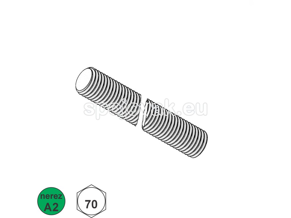 Závitová tyč, A2-70; M 20 x 2000_1