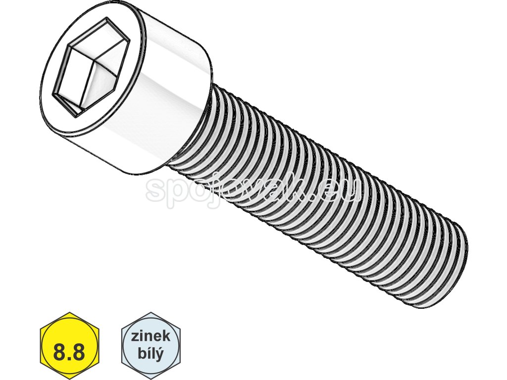 Šroub s VH, INBUS, ZB; 8.8; M 30 x 110_1