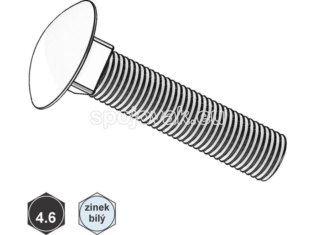 Šroub vratový, ZB;  4.6;  M 16 x 240_1