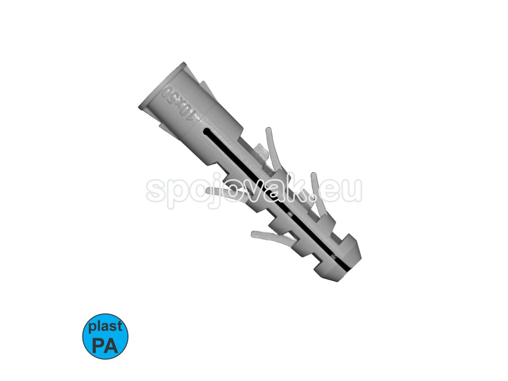 Hmoždinka univerzální s lemem - nylon (UPA-L); 5 x 25_1