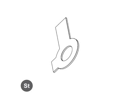 Podložka pojistná se 2 jazýčky, ST; M 16_1