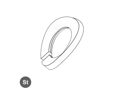 Podložka pojistná, pružná, ST; M 20_1