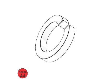 Podložka pružná pro INBUS šrouby, A4; M 8_1