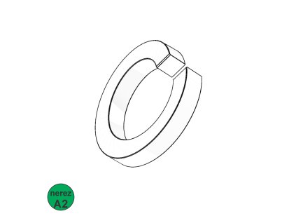 Podložka pružná pro INBUS šrouby, A2; M 12_1