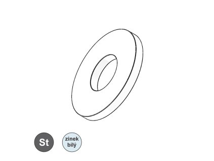 Podložka pod nýty, ZB; M 12 (13 x 37)_1