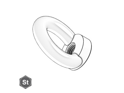 Matice závěsná, A2; M 10_1