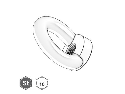 Matice závěsná C15E, ZŽ; M 30_1