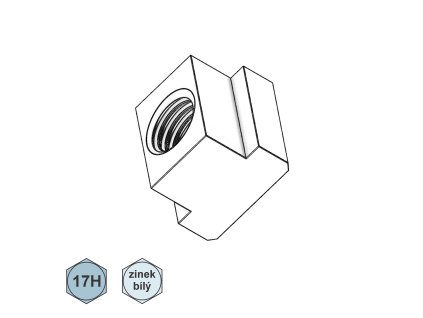 Matice upínací do T drážky, St; 10; M 16 x 18_1