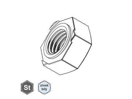 Matice přivařovací, 6HR, ST; M 14_1