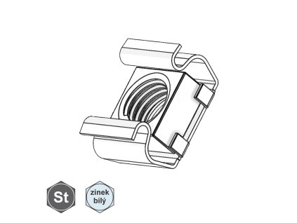 Matice v kleci (9,5x9,5), ZB;  M 5 (0,7-1,6)_1