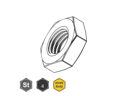 Matice nízká, jemná, 6HR, ZŽ; 4; M 30 x 2_1