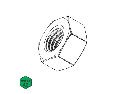 Matice šestihranná ISO 4032, A2;  M 12_1