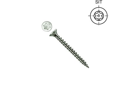 Třískový šroub VELOX SIT, A2; 3,5 x 30_1