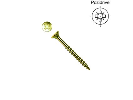 Třískový šroub VELOX SIT, část. závit, ZŽ; 4 x 70/40_1