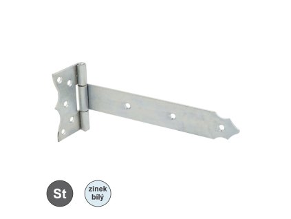 Závěs pantový okrasný II, Zn; 195 x 90_1