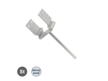 Kotevní patka U s prolisem, TZN; 120 x 100_1