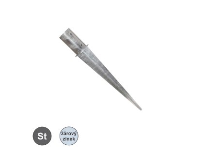 Kotvící hrot kruhový, TZN; 100 x 750_1