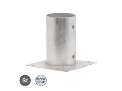 Kotvící botka, kruhová, TZN; průměr 80mm_1