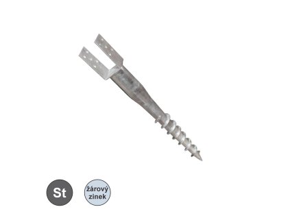 Zemní vrut VZH, tvar "U"; 100 x 900 mm_1