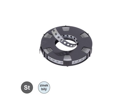 Montážní páska kovová, Zn; 12 mm x 3 m_1