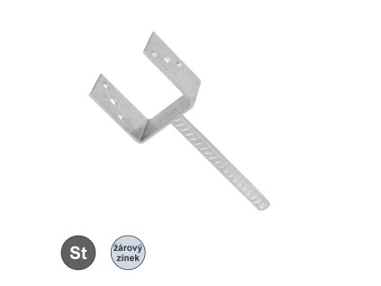 Kotevní patka U - úzká,TZN; 80 x 60_1