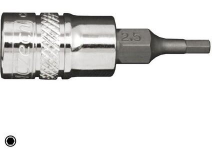 4CZech Hlavice zástrčná imbus 1/4"; 2,5 mm_1