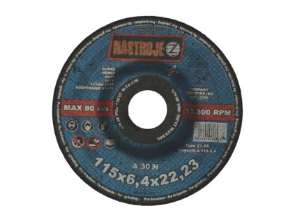 Brusný kotouč na nerez IM; 115 x 6,4 x 22 mm_1
