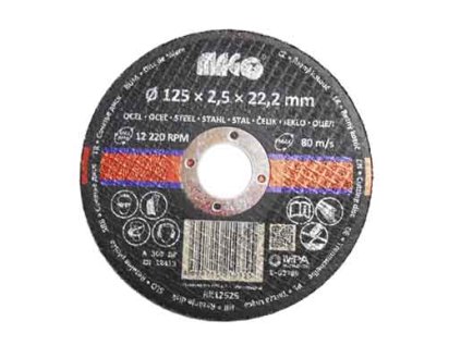 Řezný kotouč na kov; 125 x 2,5 x 22,2_1