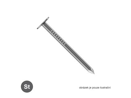 Lepenkový hřebík, St; 2,5 x 25, balení 1kg_1
