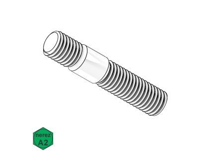 Šroub závrtný do oceli, A2; M 12 x 35_1