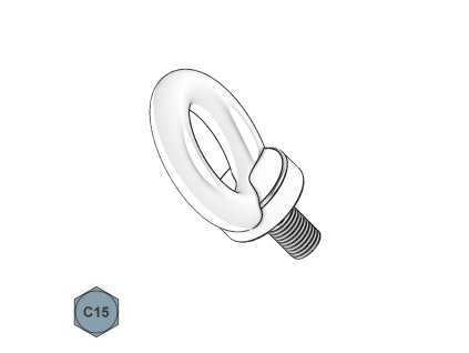 Šroub závěsný s jemným závitem, ST, C15; M 48 x 3_1