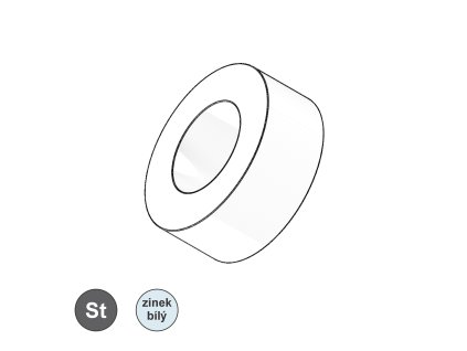 Podložka pro ocelové konstrukce, ZB; M 20 (22 x 37 x 8)_1