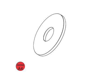 Podložka karosářská, A4; M 8  (ø8,4 x ø30 x 1,5)_1