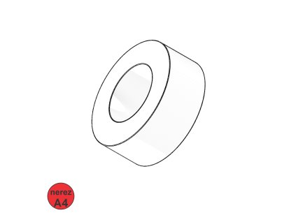 Podložka pro ocelové konstrukce, A4; M 12 (14 x 24 x 8)_1