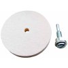 Leštící kotouč filcový se stopkou; 100 x 12 mm_2