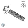 Šroub s PH a křížem, ZB; M 3 x 12_1