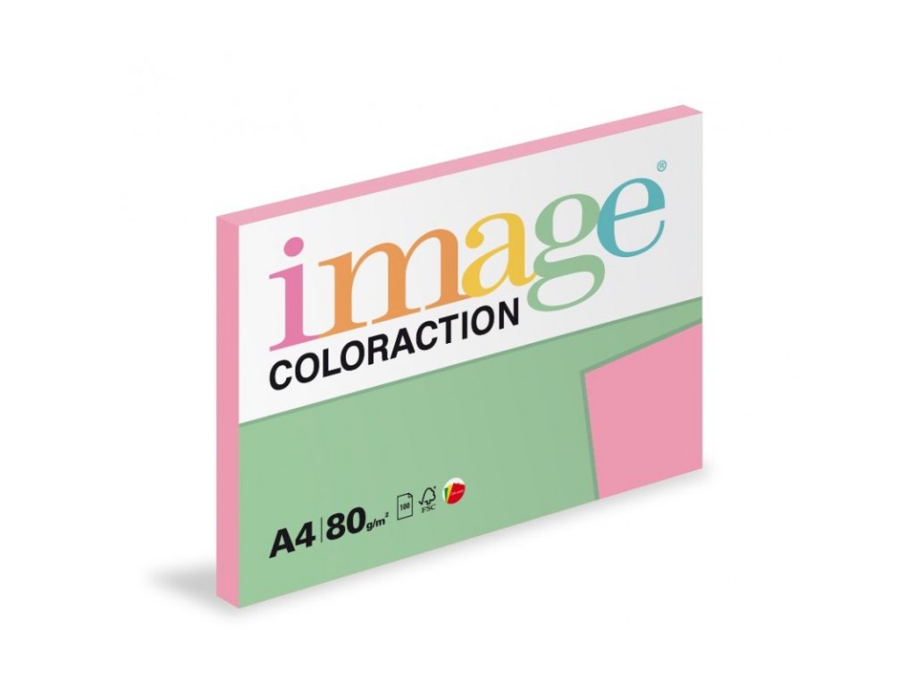 papir barevny a4 80g coloraction pi25 coral staroruzova 100 ks