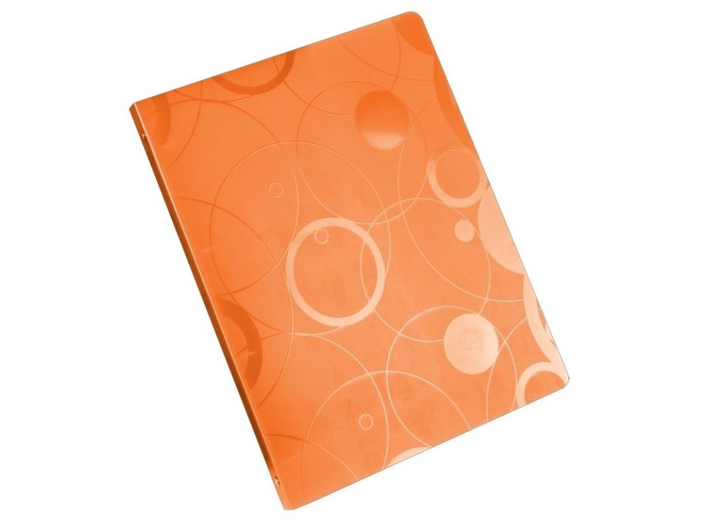 poradac a4 pp 4 krouzkovy oranzovy kolekce neo colori